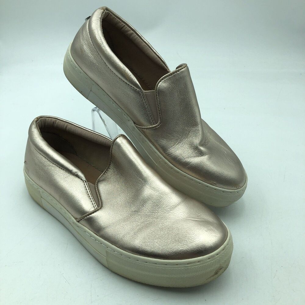 Steve Madden Gills Slip On Platform Sneakers, Women’s Size 8 - Rose Gold